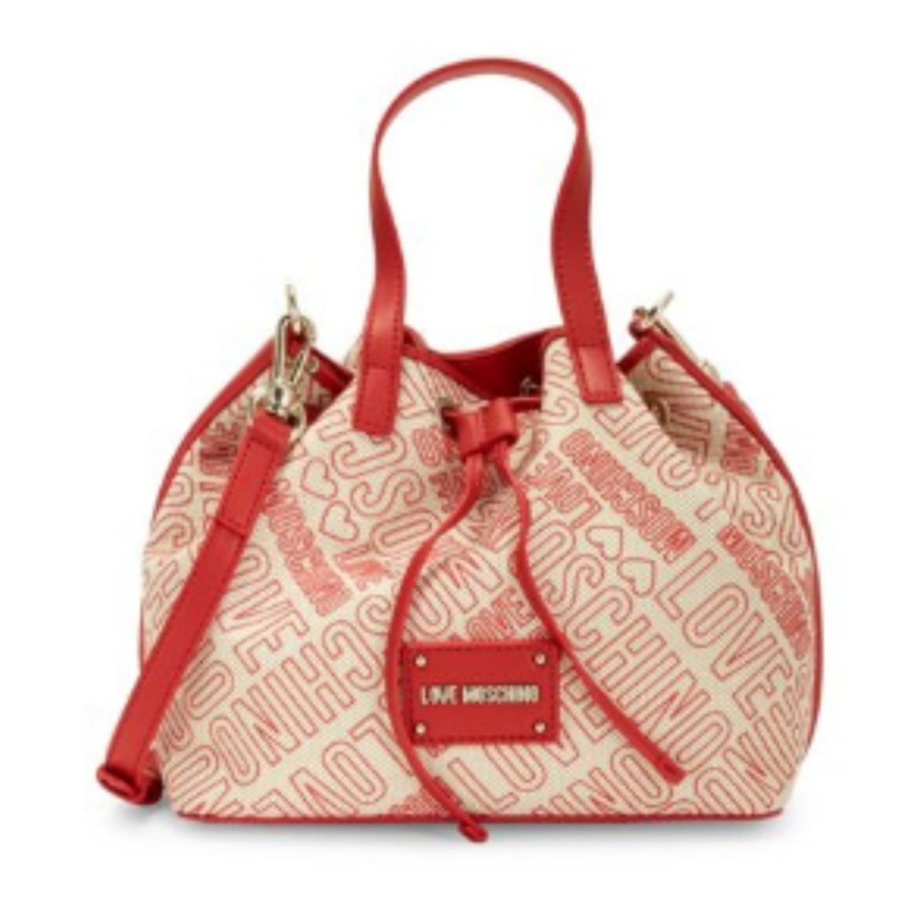 ❤LOVE MOSCHINO LOGO SATCHEL - Picture 5 of 8